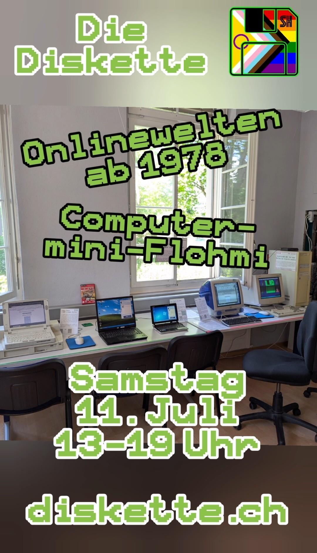 Die Diskette - Onlinewelten ab 1978 & Computer mini-Flohmi