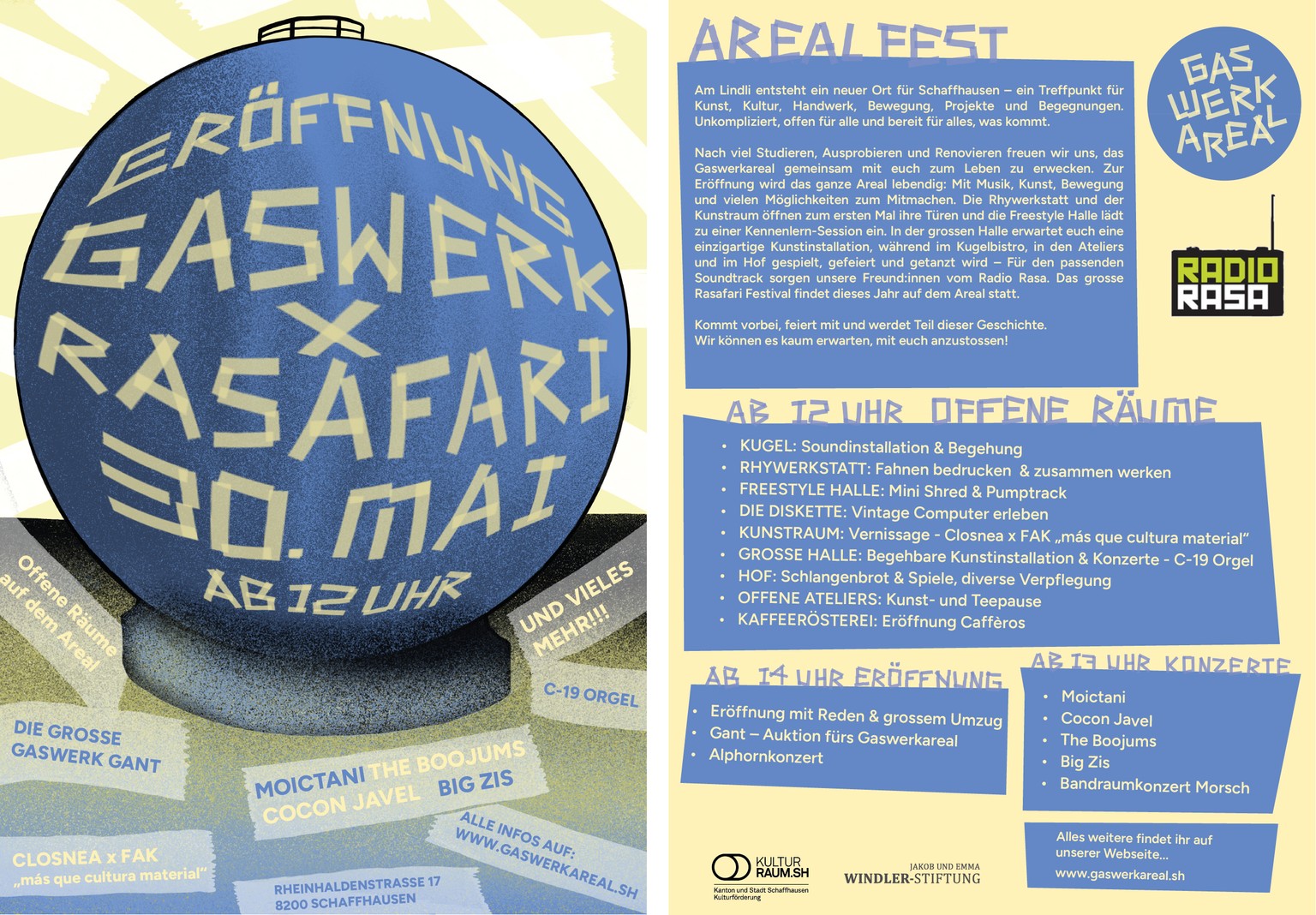 Eröffnungsfest am 30. Mai