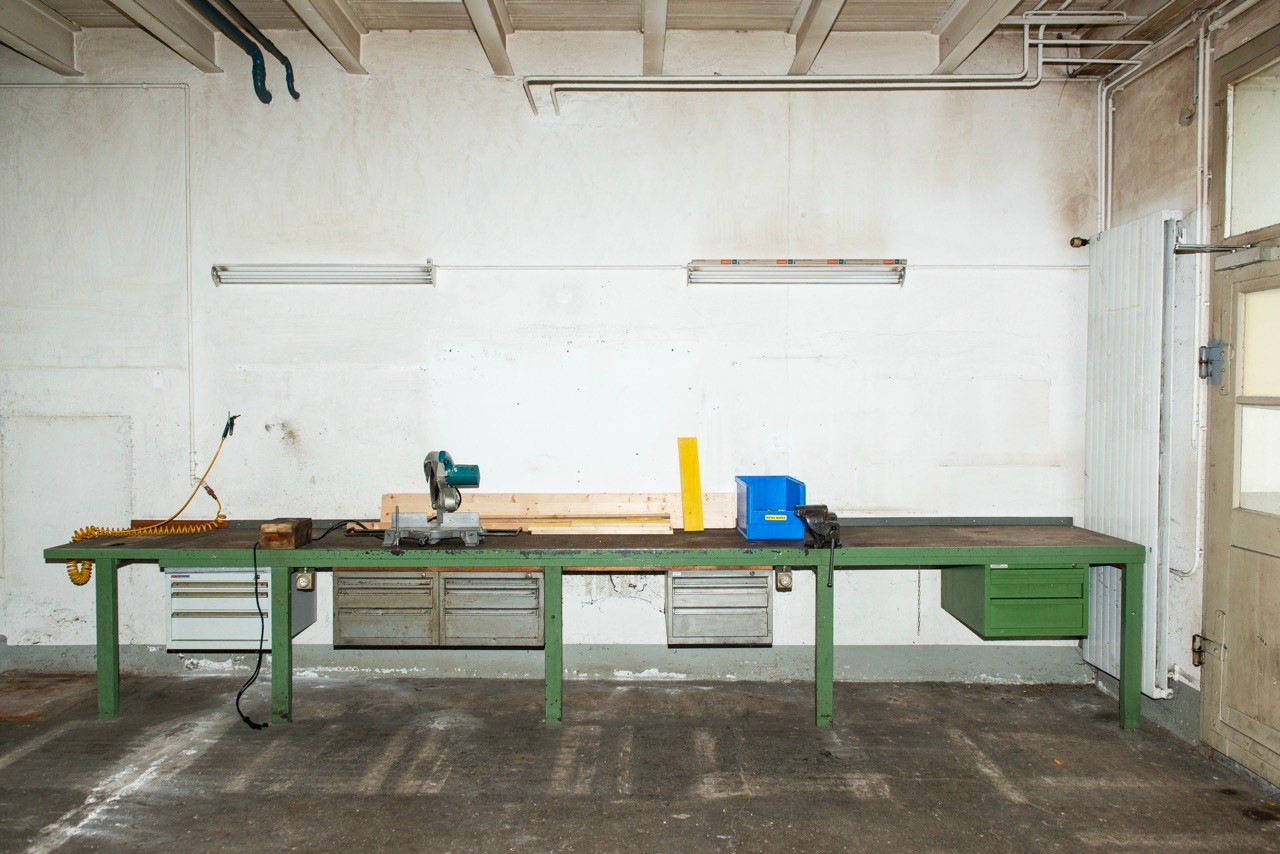 Alte Werkbank, neue Werkstatt.