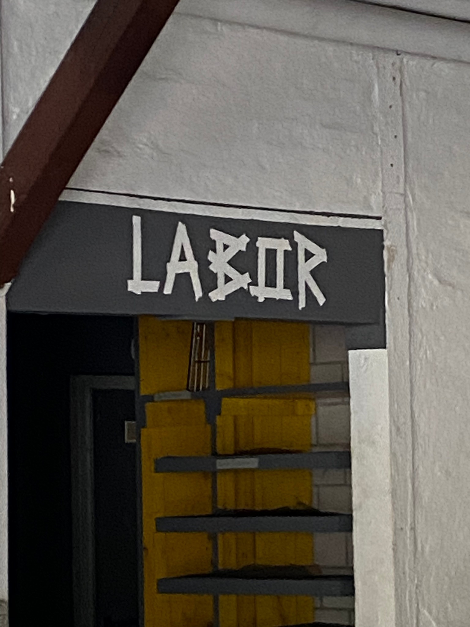 Der Ausstellungsraum.