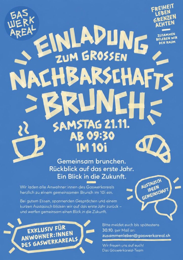 Grossen nachbarschafts brunch